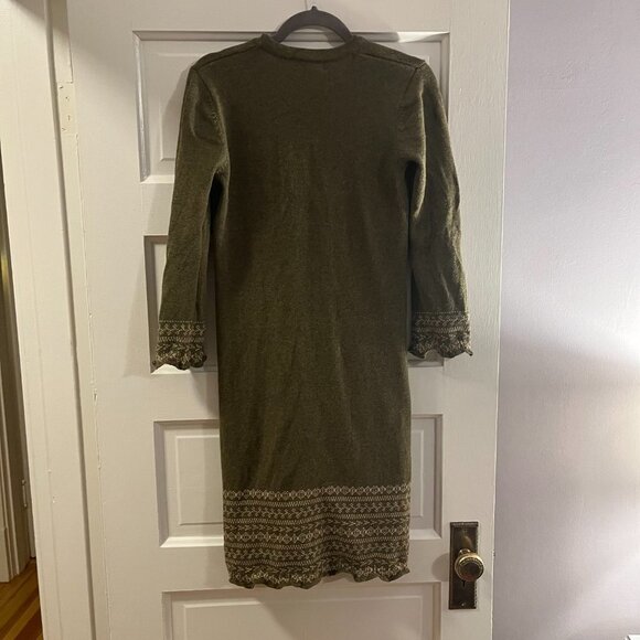 The Territory Ahead sweater dress medium olive green - Picture 7 of 7